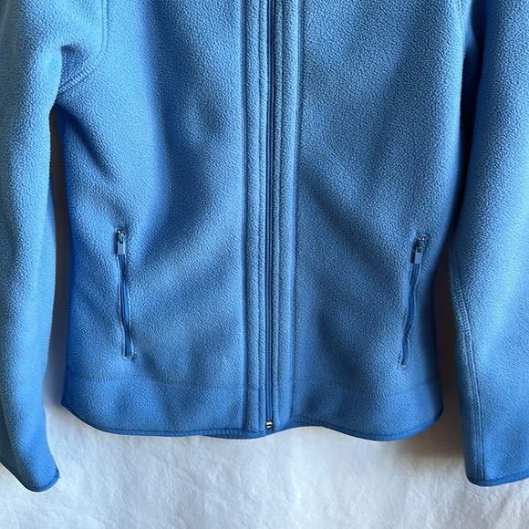 Reversible blue/gray fleece jacket - Picture 3 of 9